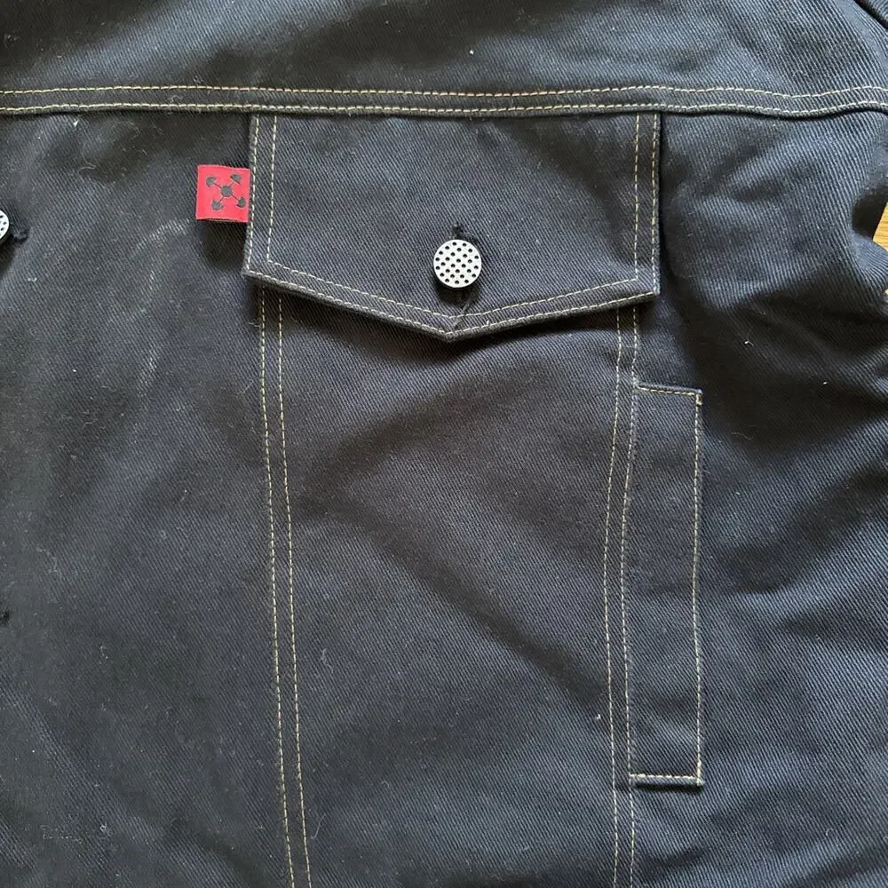 Kwame adusei KARD DENIM JACKET - ONE SIZE / BLACK - Picture 3 of 12